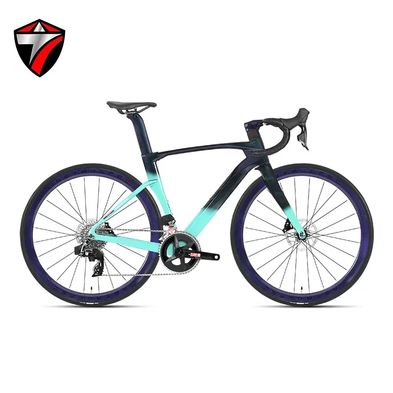 تويتر سيكلون ماكس تحويل إلكترونيًا RIV eTap AXS-24-Speed لون ثلاثي الأبعاد دراجة الطريق الكربونية RIV فرامل القرص الهيدروليكي