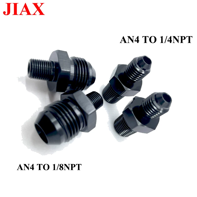 

Алюминий AN4 до 1/4NPT или 1/8NPT, прямой переходник для топливного шланга, фитинг для охлаждения масла