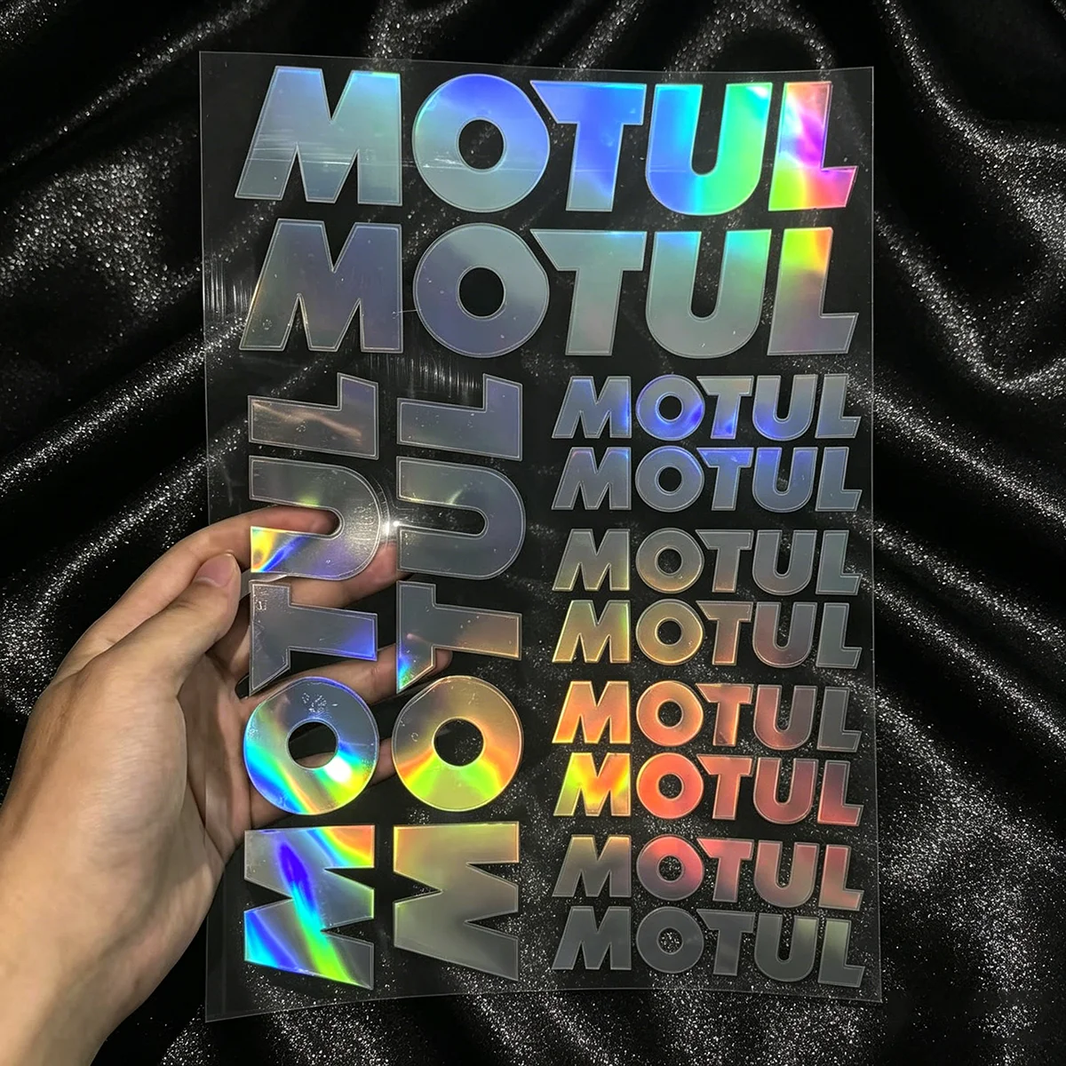 Vinilo Adhesivo MOTUL para Motocicleta, Tanque, Casco, Coche, Kit de Calcomanías con Letras