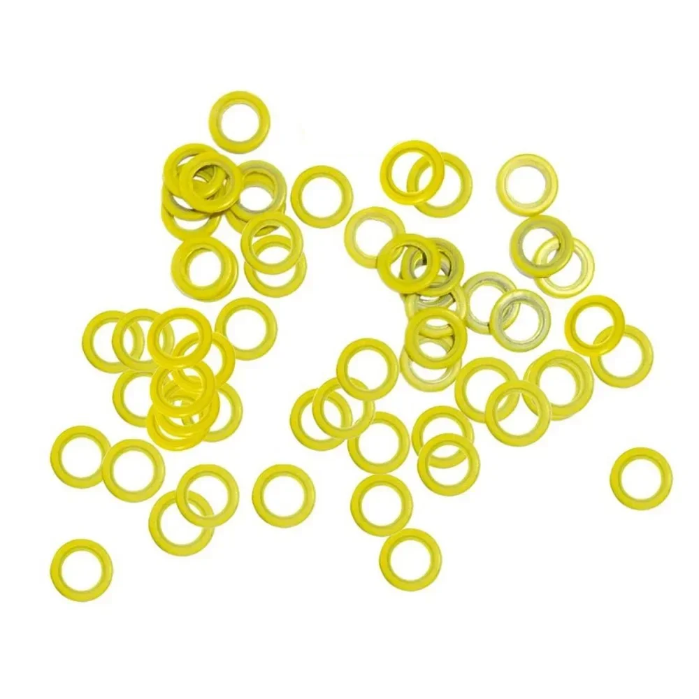 10pcs yellow Gear Case Lube Oil Drain Plug Washer Gasket 26-830749  For Mercury Marine/Mercruiser  Boat Parts