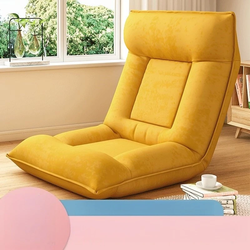 

Lazy sofa folding dual-purpose reclining balcony bay window leisure bed backrest leisure chair student thickened