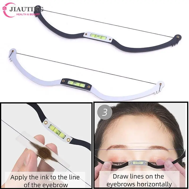 Ruler Eyebrow Positioning Semi-Permanent Line Ruler Horizontal Forehead Location String Tool Microblading Level Tattoo BrowRuler