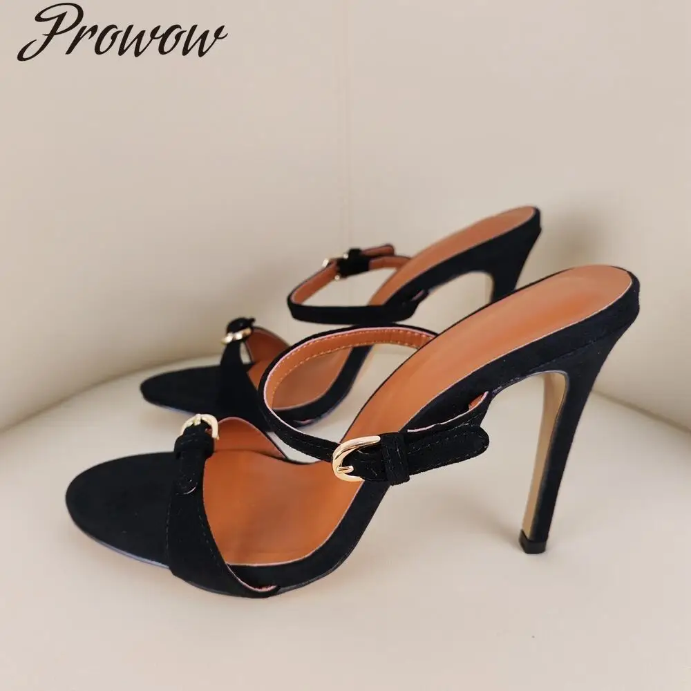 

Модные женские тапочки на тонком каблуке с круглым носком, Zapatos Mujer