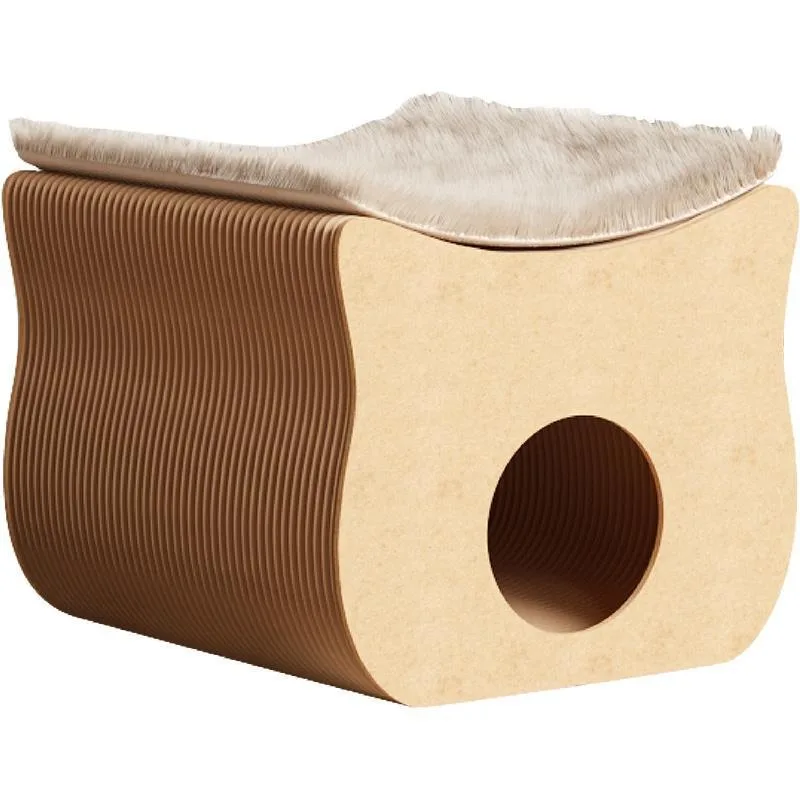 

Summer kittens Kraft paper scratching board Pet utensils Cats and dogs can be used in one nest