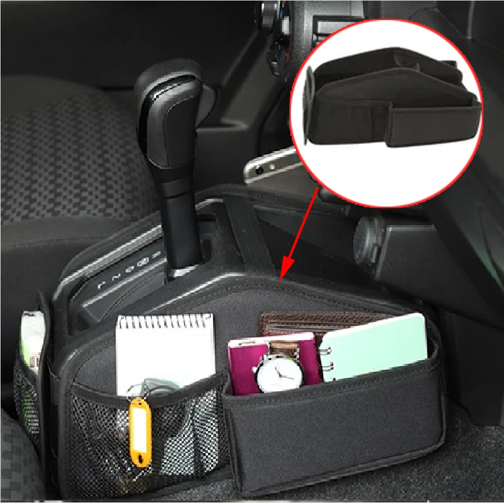 

Car Gear Shift Storage Bag Organizer Tray for Suzuki Jimny 2019 2020 2021 2022 2023 JB64 JB74 Auto Interior Accessories Moulding