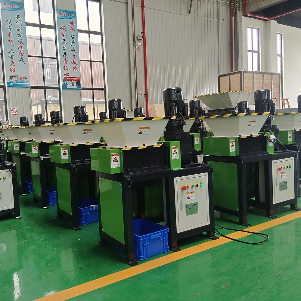 VANEST High Quality Small Size Wood Shredder Double Shaft Shredding Machine