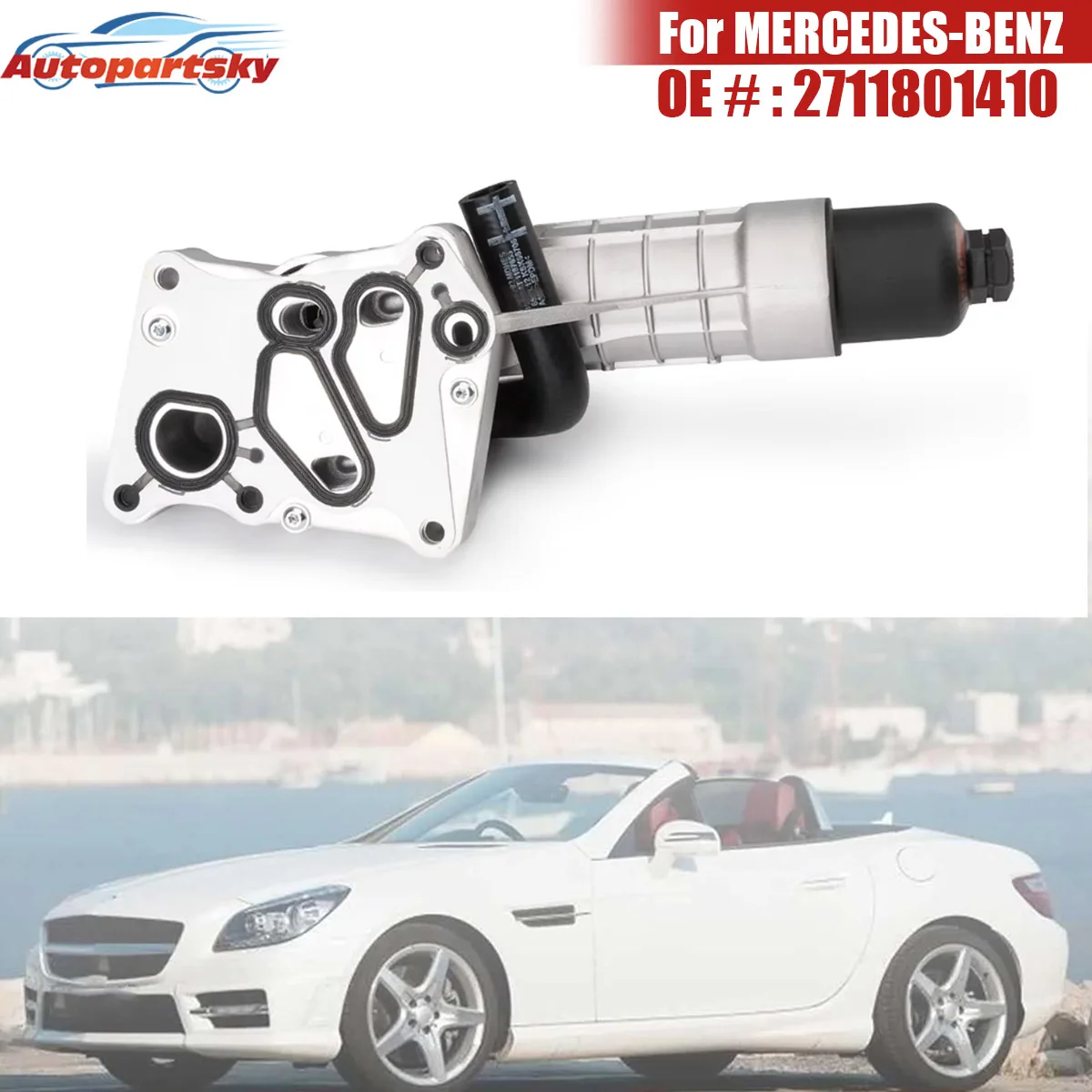Automotive Parts Radiator Transmission ABS Module Oil Cooler 2711801410 For MERCEDES-BENZ C250 2012-2015 SLK250