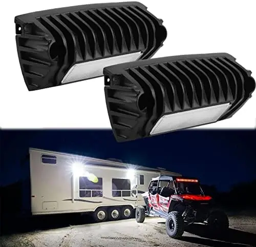 

Chelhead RV Exterior LED Porch Light 12V Low Amp Aluminum for Camper, Trailer, Truck, 5th Wheel