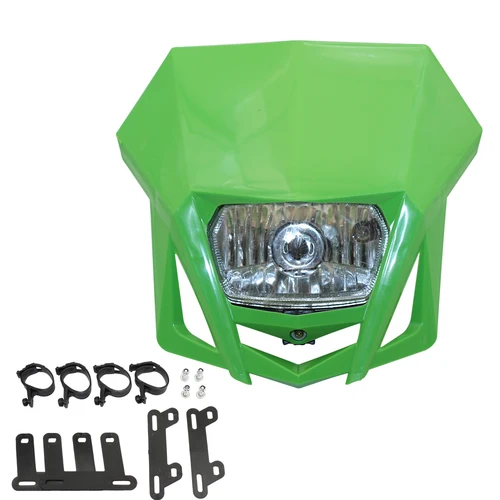 Imagen 2 del producto Para Honda XR 250 CRF 450 Yamaha WR placa de faro de motocicleta Enduro accesorios de moto de cross Kawasaki Suzuki faro de Motocross