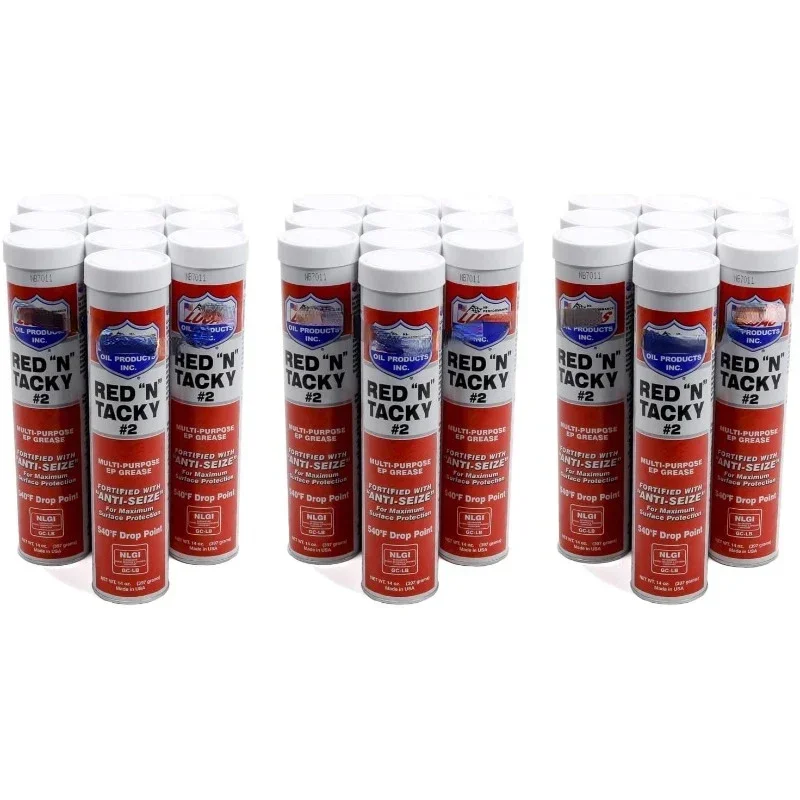 Christmas.10005-30 Red-N-Tacky Grease - 14 oz. Tube, (Case of 30)