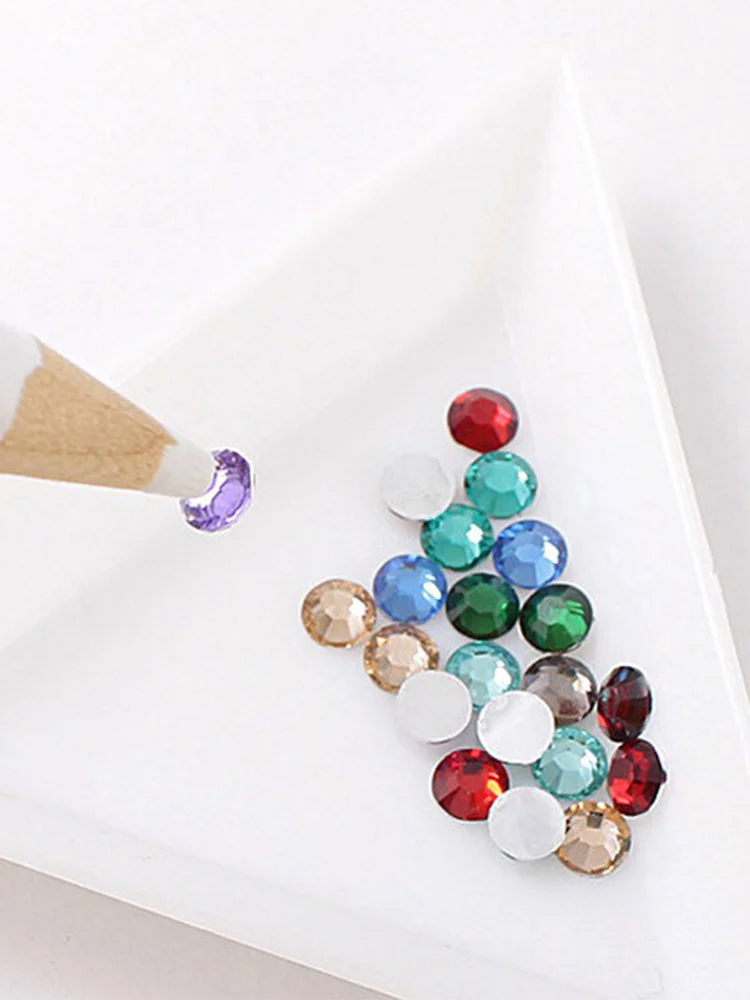 전화, 손톱 및 장식 예술용 흰색 왁스가 포함된 전문 ​​라인스톤 연필