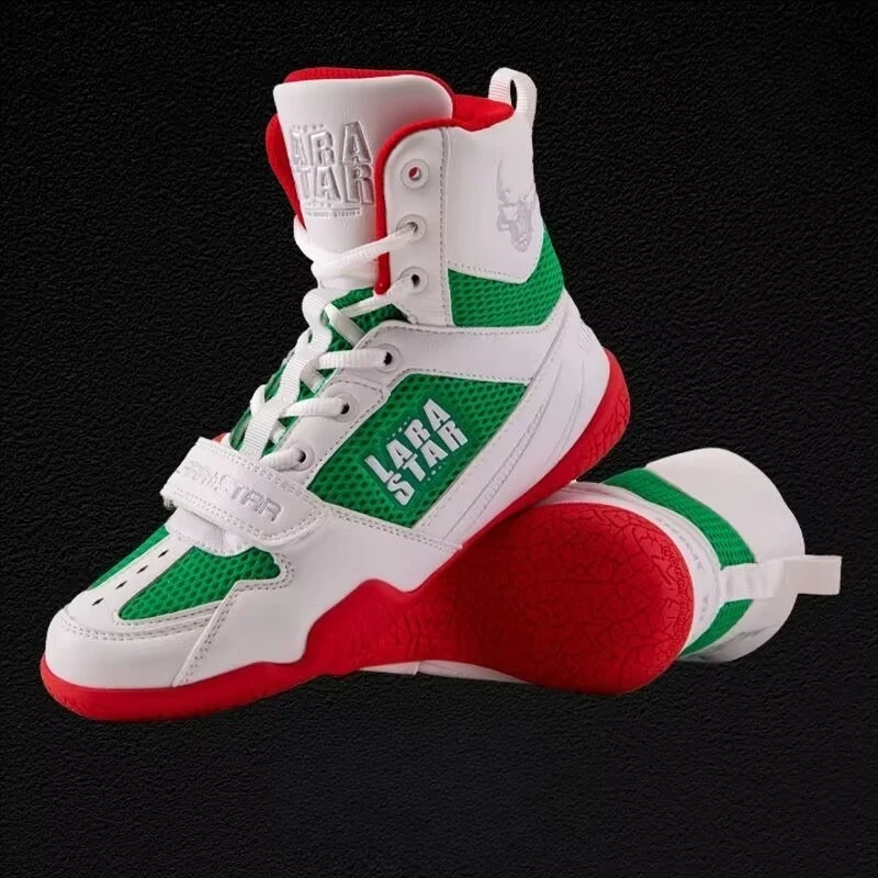 Designer Brand Wrestling Shoes Mesh Breathable Boxing Boots Anti-Slippery Fighting Shoe Hard-Wearing Gym Training Shoe Men Women