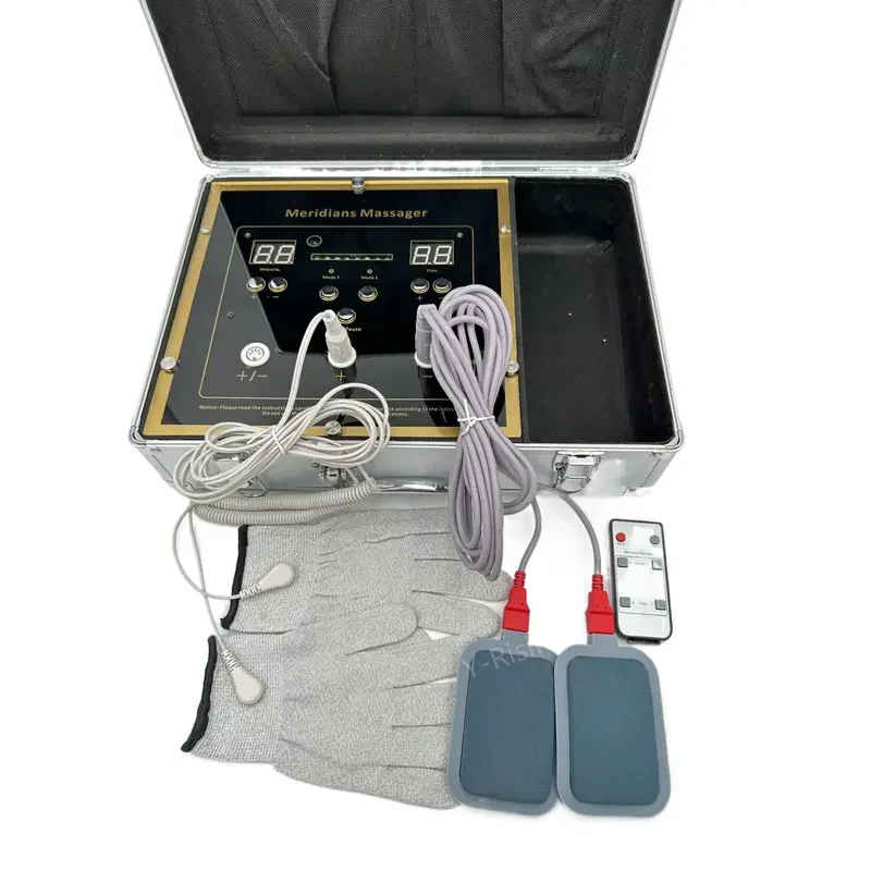 Portability Bioenergy Massage Machine Bioelectric Meridian Dredge Pulse DDS Electric Body Massager Physiotherapy Instrument