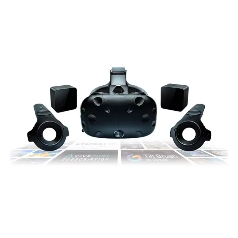 Headset 3D VR glasses virtual reality headset for gaming with 6 tracking cameras and two PC controllers