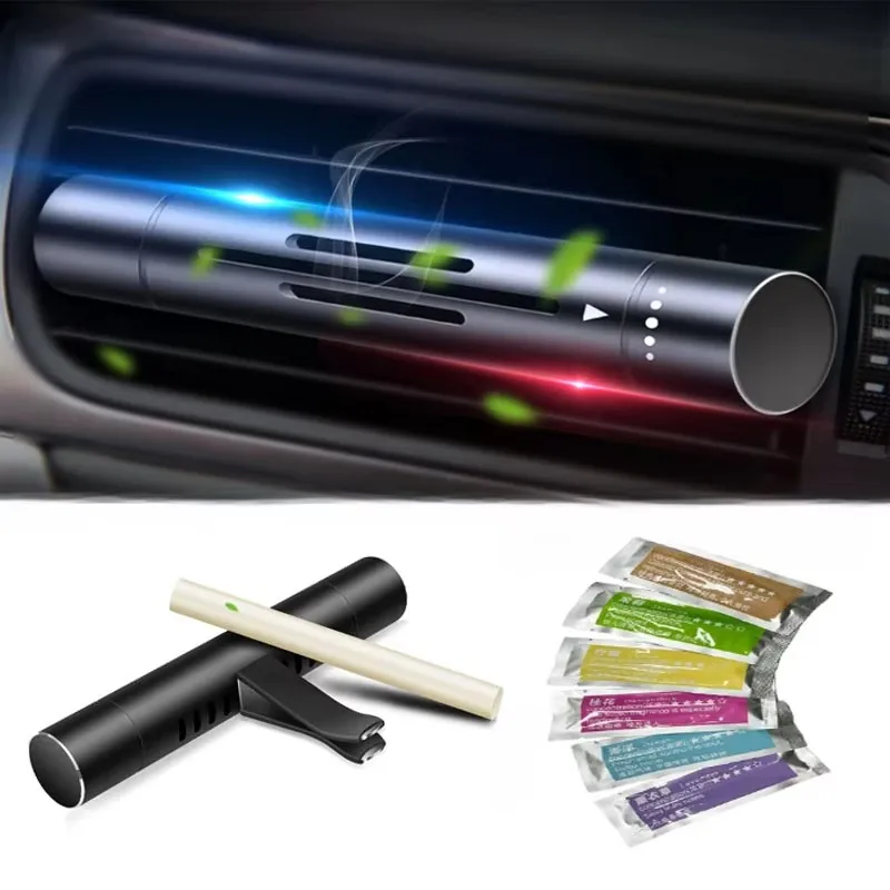 

5/10/15pcs Car Air Freshener Tablet Air Vent Clip Replace Aroma Cotton Pads Perfume Fragrance Car Auto Purifier Supplement