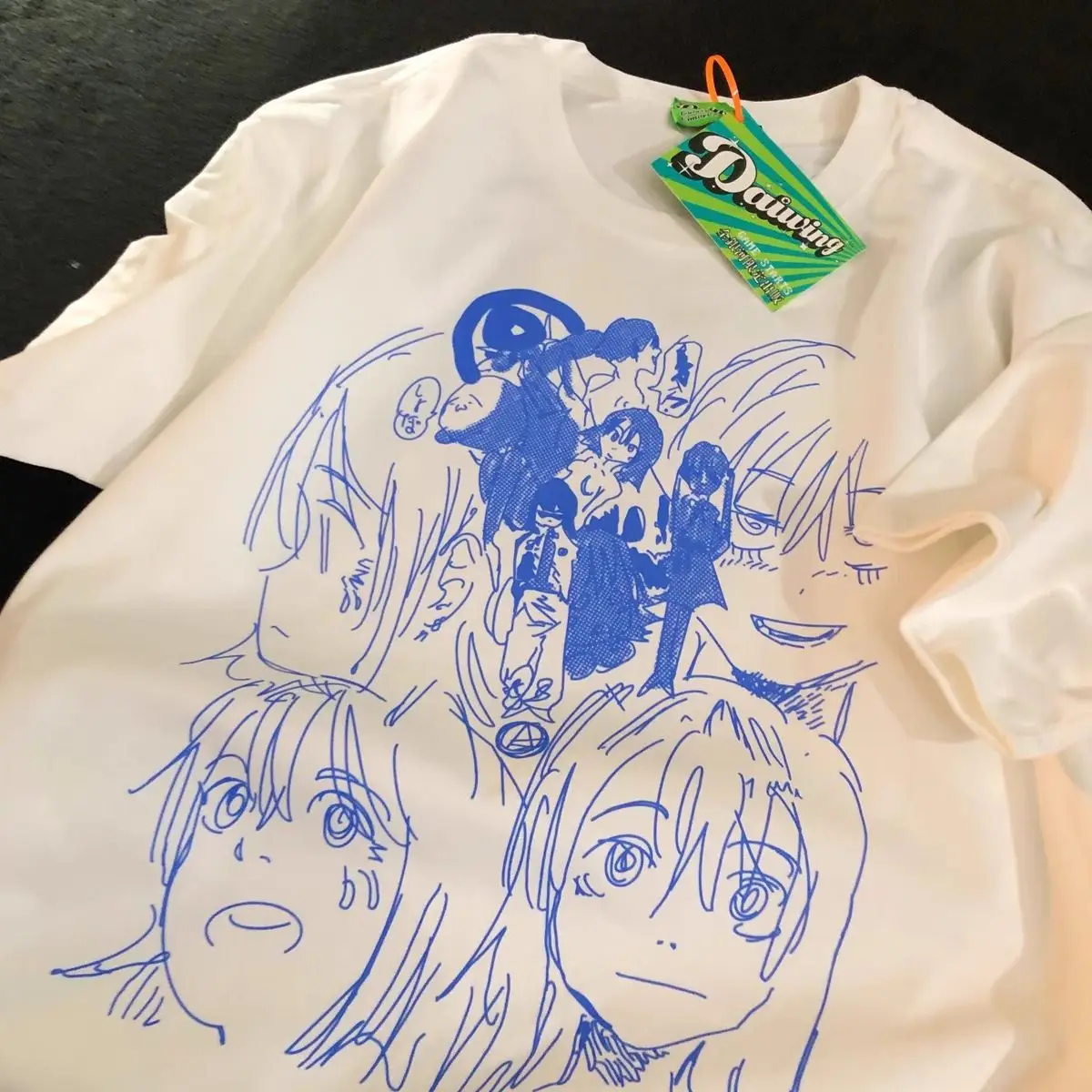 Japanese Anime Graphic T-Shirt | 100% Cotton Isekai Delivery Design | Oversized Unisex Streetwear Tee 2000s Grunge Punk Girls
