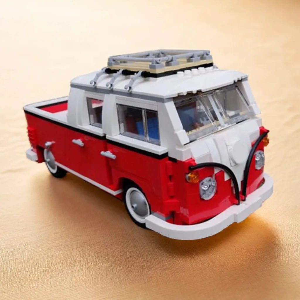 

1048 шт. VWes T1 Doka 10220, альтернативный пикап, индивидуальный MOC, строительные блоки, игрушки, подарок