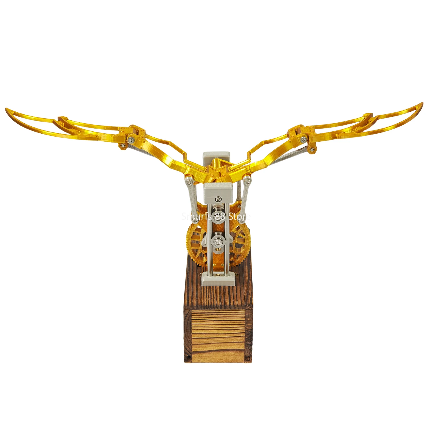 Modèle d'aile battante mécanique, ailes d'ange créatives, modèle rétro, ornement de bureau créatif, jouet anti-Stress mobile