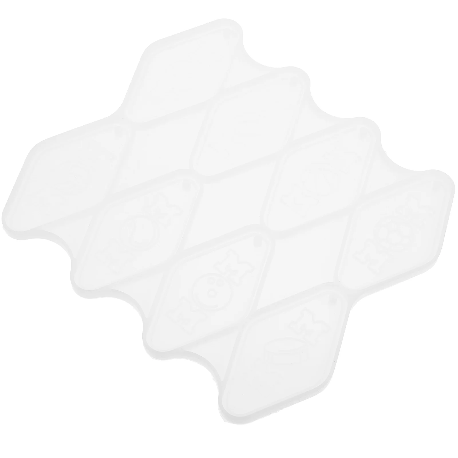 

Keychain Mold Making Molds Simple Pendant Silicone Epoxy Resin DIY Accessories Mother's Day Charm Glitter Beads Compatible