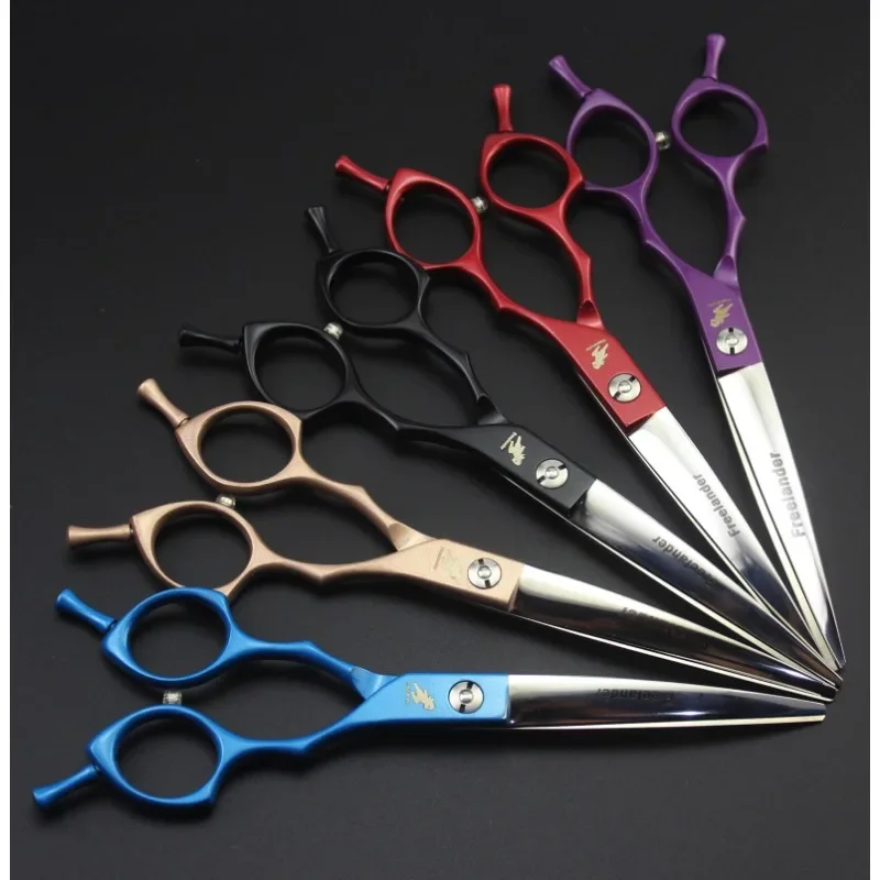 

Japan 440C 5.5 6.0 Hair Scissors Professional Hairdressing Scissors Hair Cutting Thinning Scissors Barber Shears Hair Salon 2023