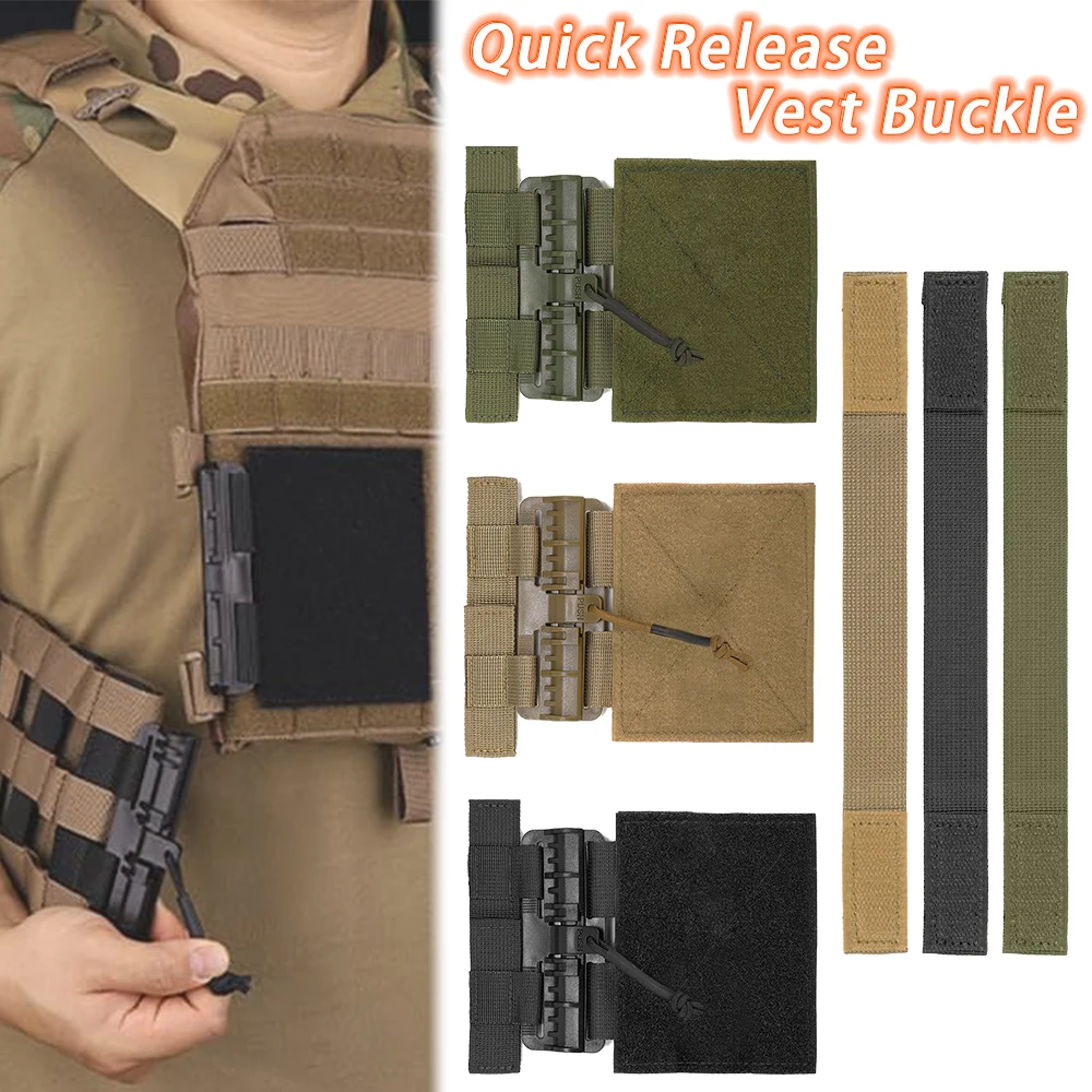 سترة تكتيكية سريعة الإصدار مشبك عدة العالمي لوحة مولي الناقل حزام جانبي الأشرطة ل JPC CPC NCP XPC 6094 420 سترة #1