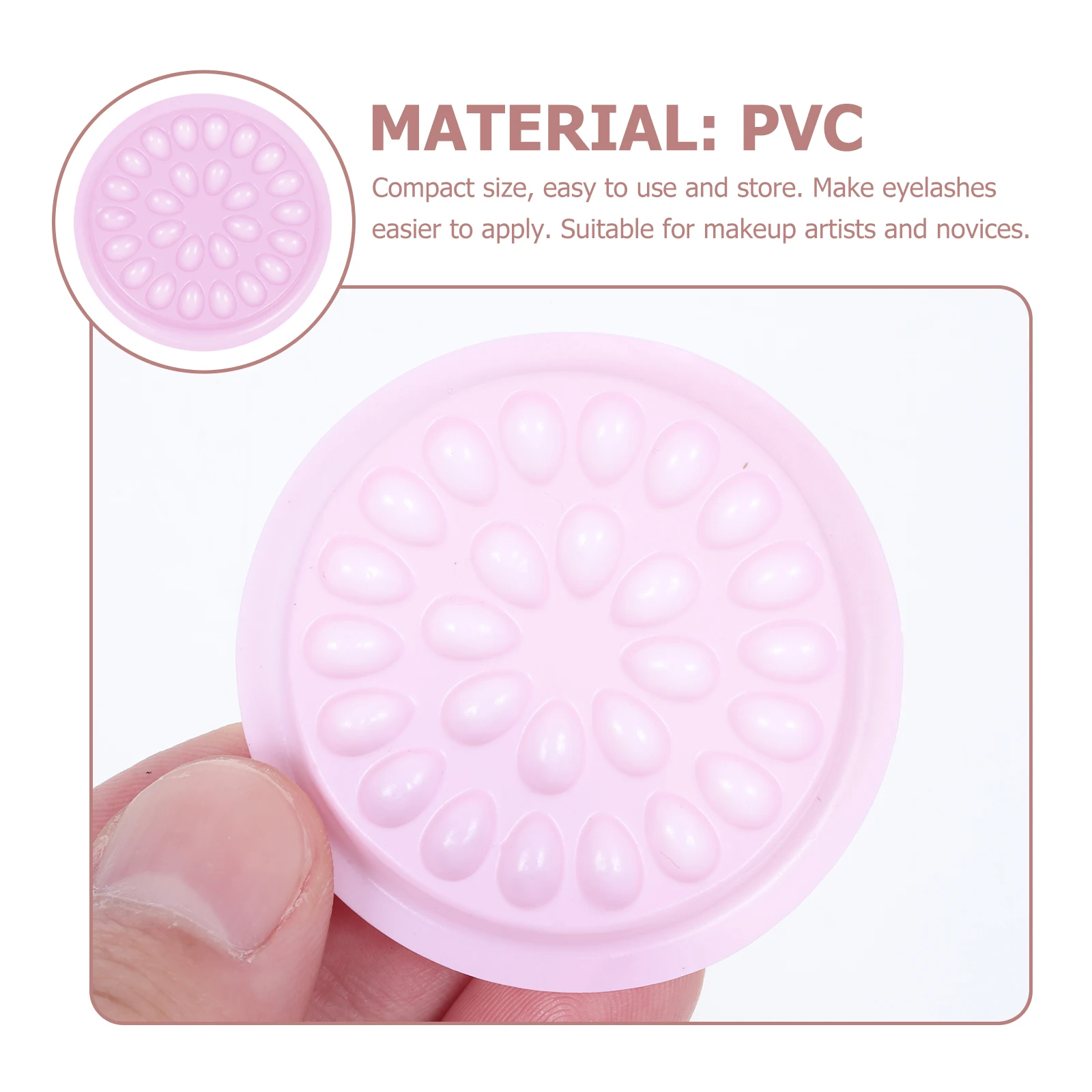 100Pcs Wimpern Kleber Platten PVC Pfropfen Halter Werkzeug für Wimpern Verlängerung Schnell Trocknend Salon Versorgung Kleber Verzögerung Platten