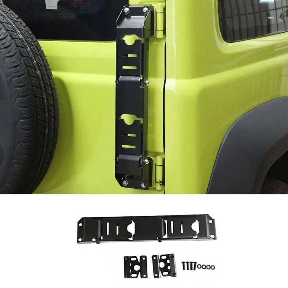 รถTailgateบันไดสําหรับSuzuki Jimny JB64 JB74 2019-2024 พับหางบันไดบานพับเท้าปีนเหยียบอุปกรณ์เสริมภายนอก