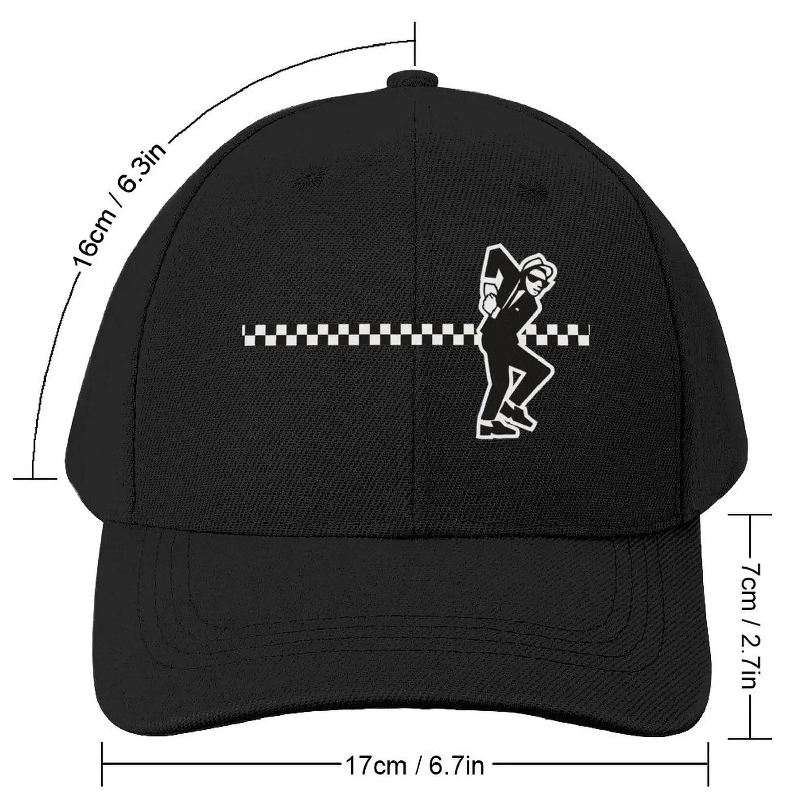 Ska 2 tone Baseball Cap |-F-| Icon Golf Wear Men Women's