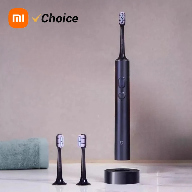 XIAOMI T700 Sonic Electric Toothbrush LED Display Full Machine IPX7 Waterproof Super Dense Soft Bristle Brush Inductive Charging