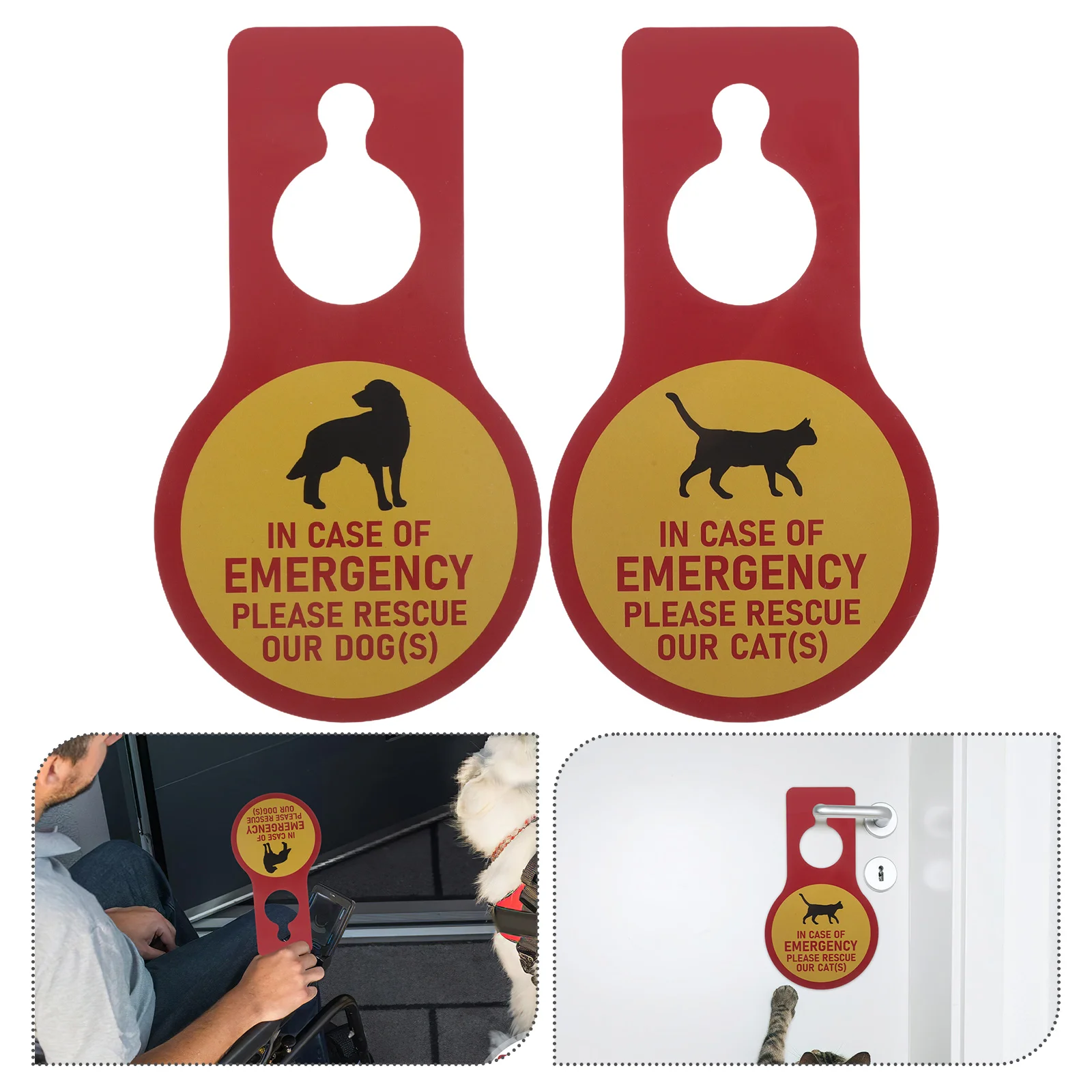 Знак для спасательных служб с водонепроницаемым покрытием, для домашних животных