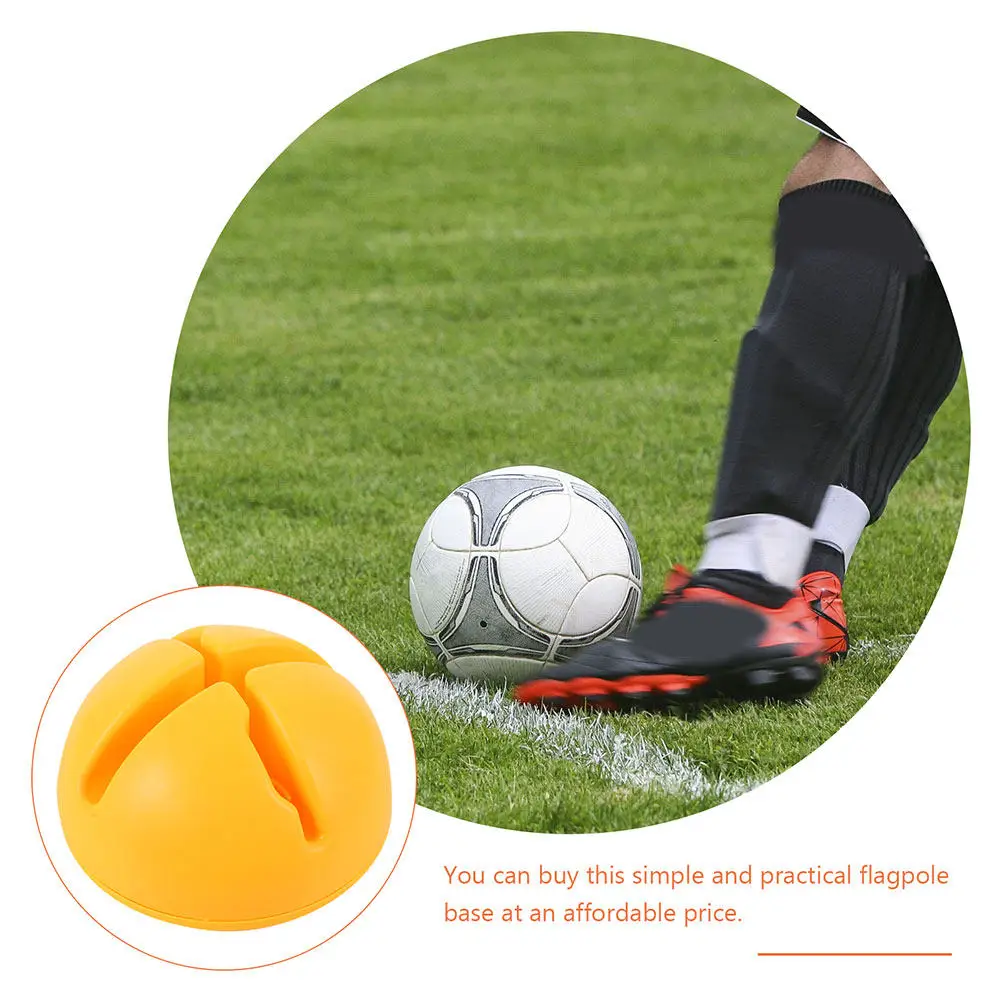 

Комплект из 2 пластиковых оснований для угловых флагштоков, устойчивые основания для стойки, для тренировочного оборудования по футболу и баскетболу, крепление для флагштока для тренировок на открытом воздухе