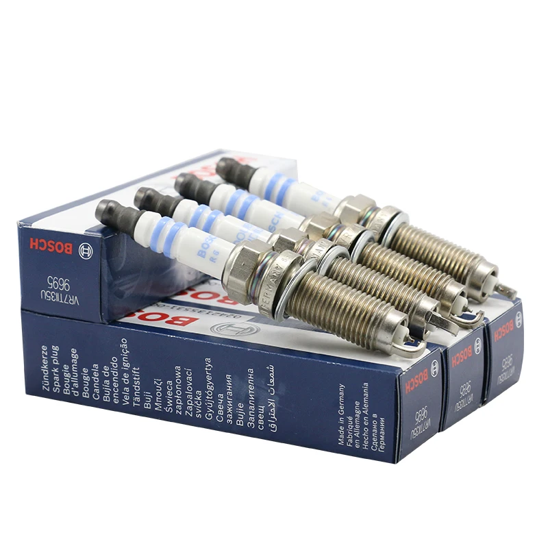 BOSCH 1/4/6pc Iridium Spark Plug for NISSAN Juke(F15) Micra Note Qashqai(J10 NJ10 JJ10E) Tiida X-TRAIL III B24011KTVA BY483DF6H0