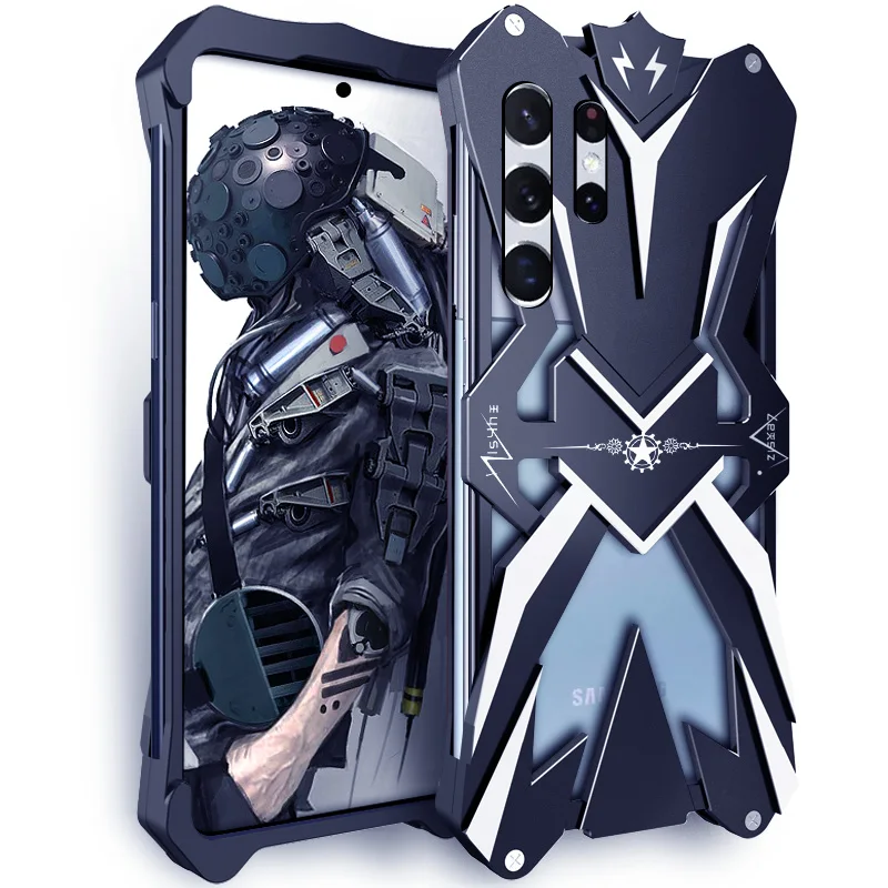 

Aluminum Thor Case For Samsung Galaxy S24 Ultra S23 Ultra S22 Plus S21 FE S20 Ultra Case Cover Metal Phone Protective Shell Bag