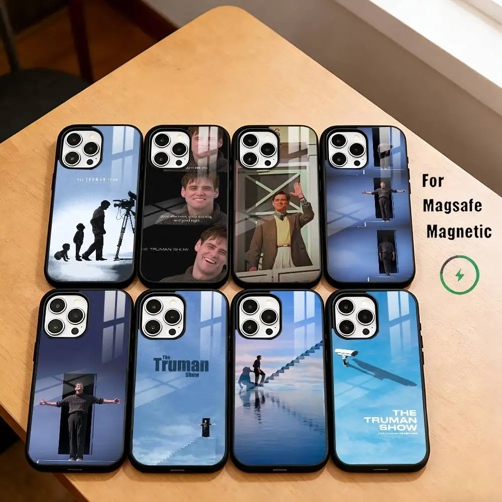 

T-The T-Truman Show Movie Phone Case For iPhone17,16,15,14,13,12,11 Plus,Pro Magnetic with Magsafe Wireless Charging