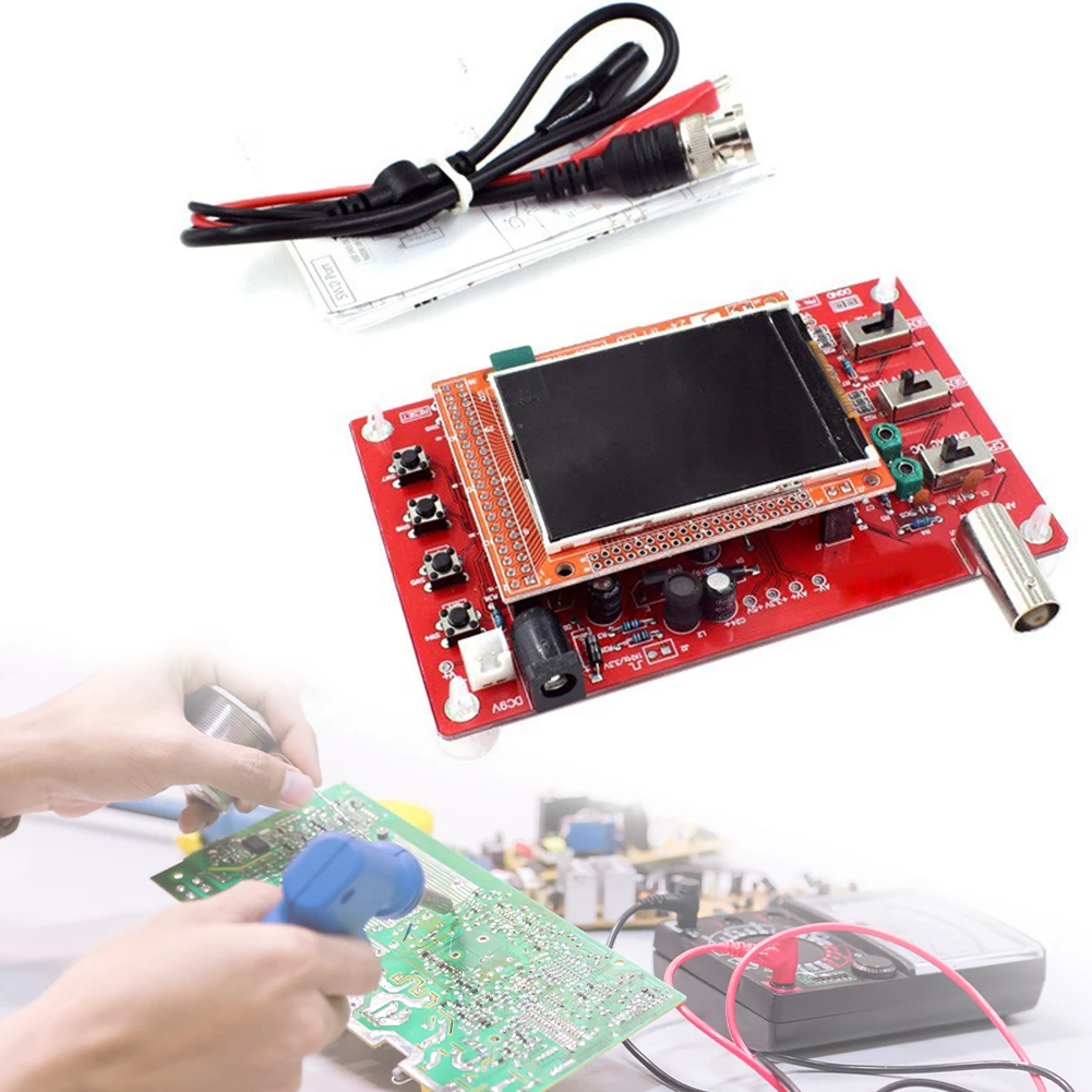 DSO138 Digital Oscilloscope 2.4inch TFT Digital Oscilloscope DIY Kit Electronic Learning Set