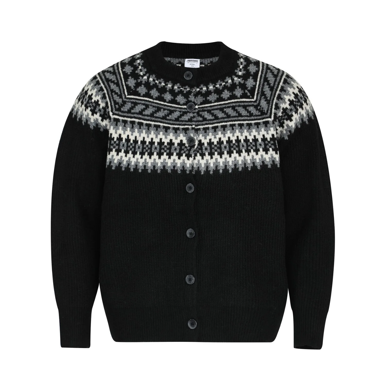 Unisex Knitting Sweater 2025 New Retro Fair Isle Cardigan Ethnic Inspired Unisex Premium Knit Long Sleeve Trendy Sweater