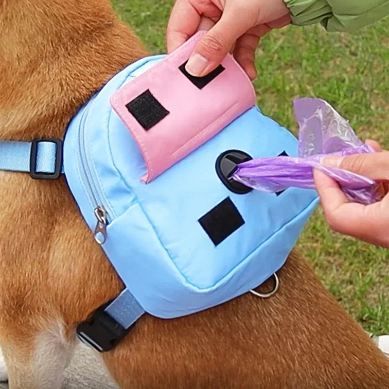 Portable Pet Backpack with Harness for Outdoor Travel