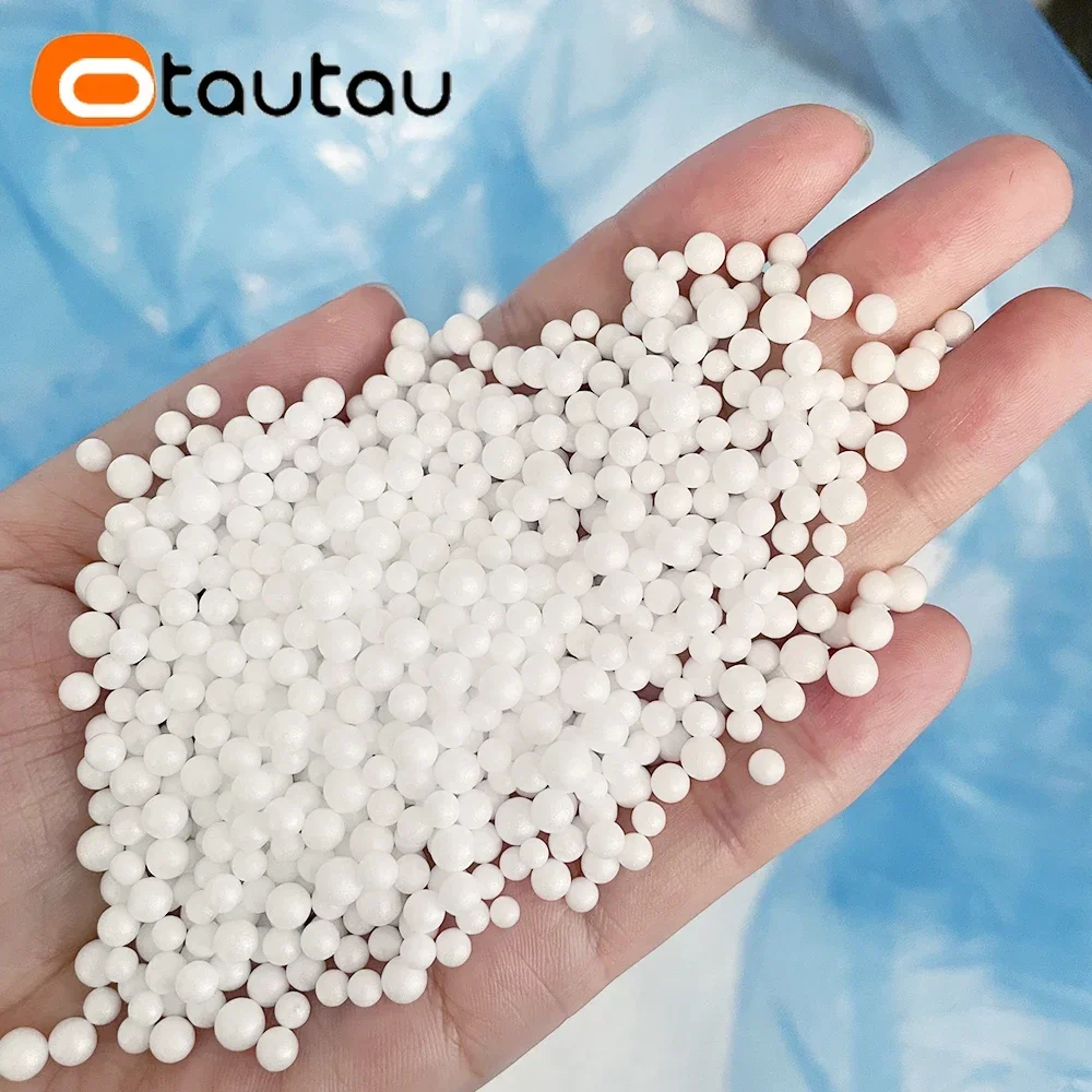 OTAUTAU 22L 3-5mm EPS Ball Pouf Refill Filler Foam Polystyrene Bean Bag Sofa Chair Pillow Doll Filling Artificial Snow TL003