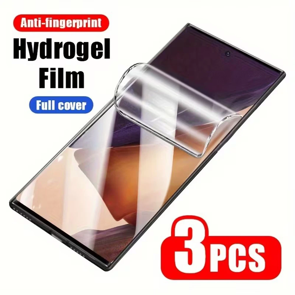 3 uds película de hidrogel para Realme 12 Pro Plus 11 10 9 7 Pro 7i 8i 9i C67 4G C55 C53 C33 C30 C21Y C25Y C31 C35 Protector de pantalla