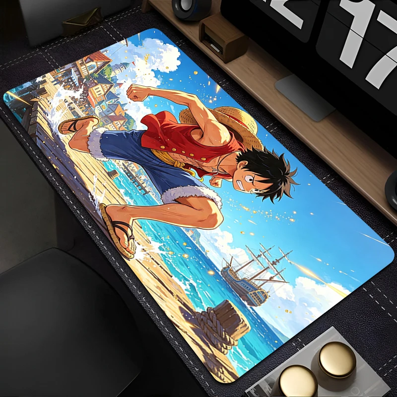 Hot Mouse Pad Anime one piece luffy Desk Mat Laptop Accessories Gaming Carpet Large Keyboard Mousepad Non-Slip Office Mouse Mats view 5