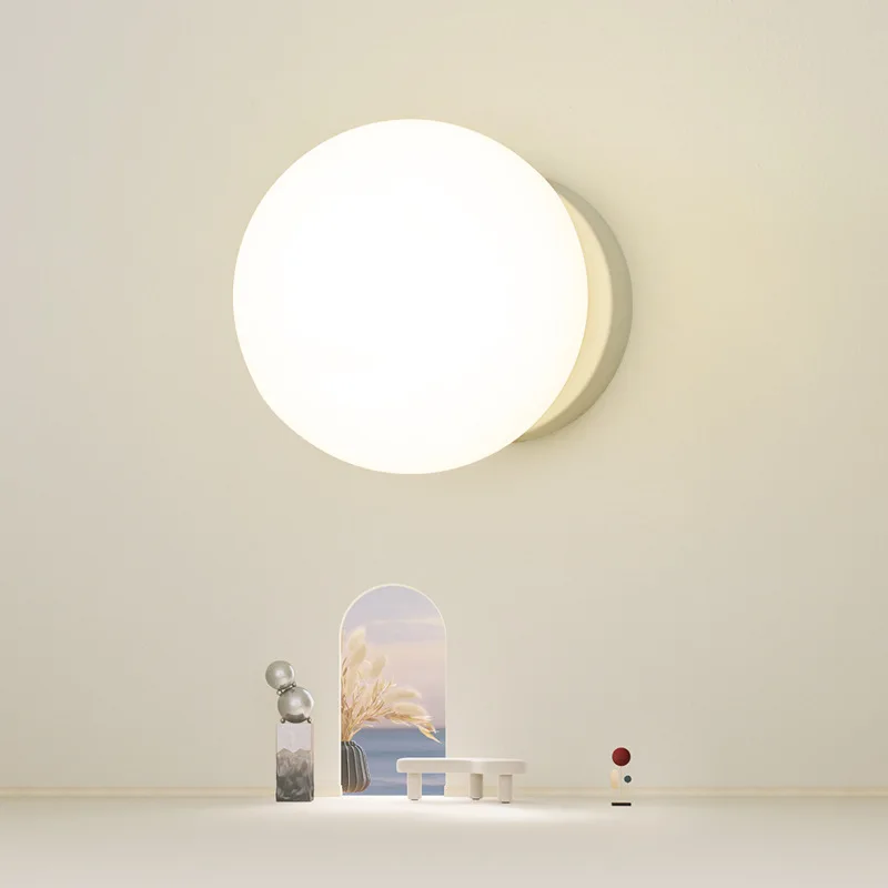

Minimalist wall lamp Bedroom living room background Modern simple staircase aisle creative lamp