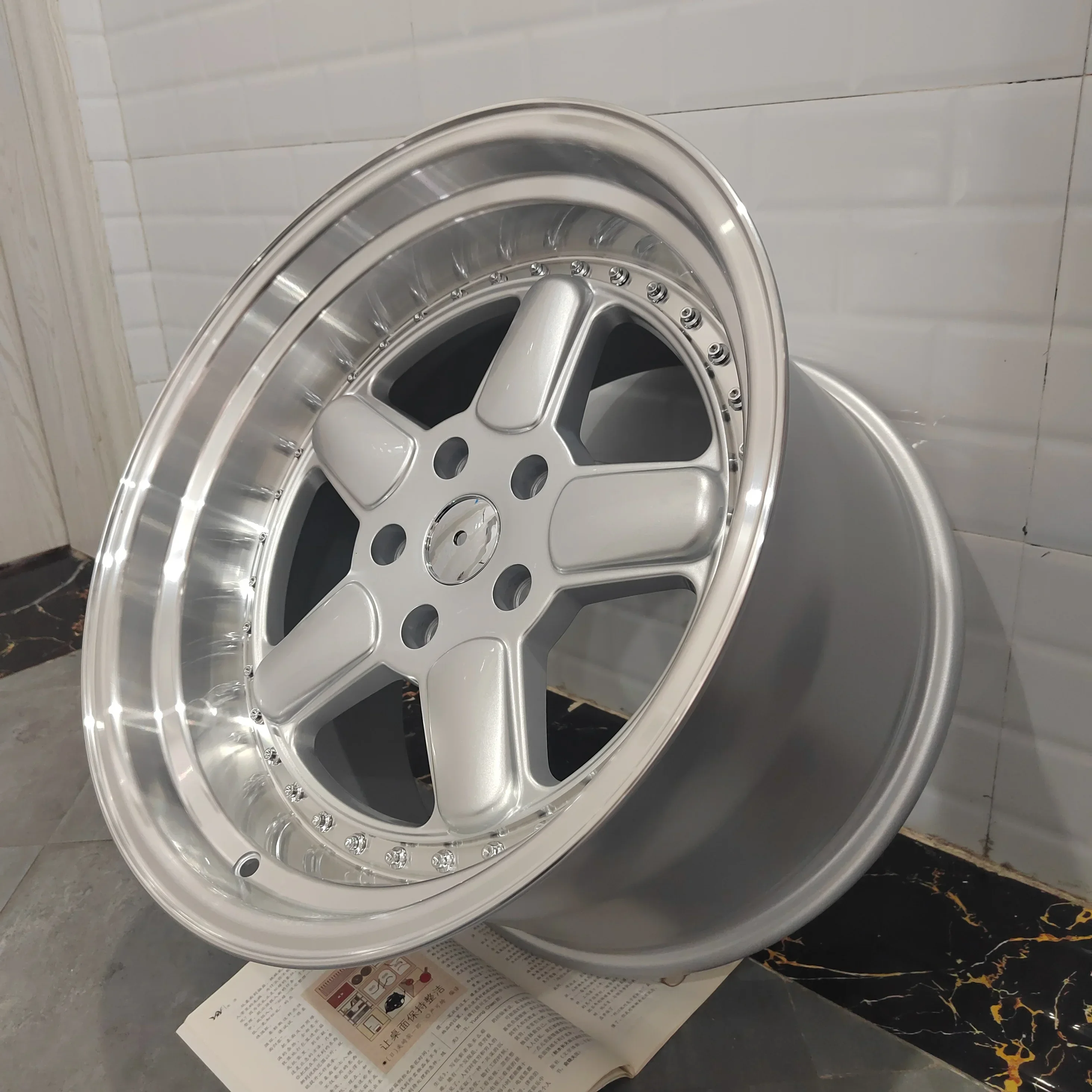 Aluminum Alloy Car Rims 18 Inches 5x120 PCD 5 holes deep dish passenger rims Car Wheels For