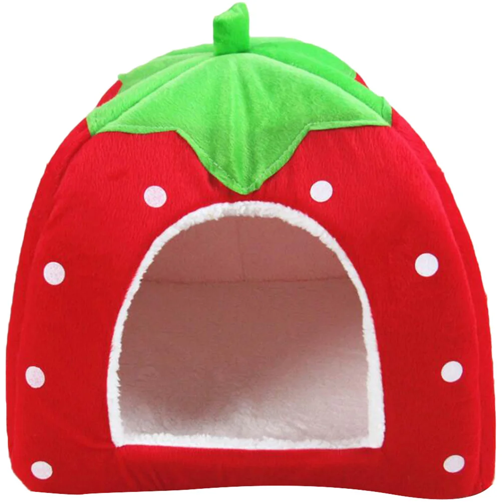 

Rabbit Hideout Bunny House Small Pets Sleeping Bed Creative Attractive Design Multipurpose Hamster Nest Hamster Winter House