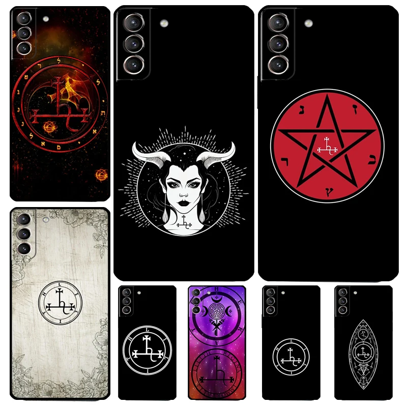 Sigil of Lilith Case For Samsung Galaxy S23 S22 Ultra S20 S21 FE S9 S10 Plus Note 10 20 Ultra Back Cover