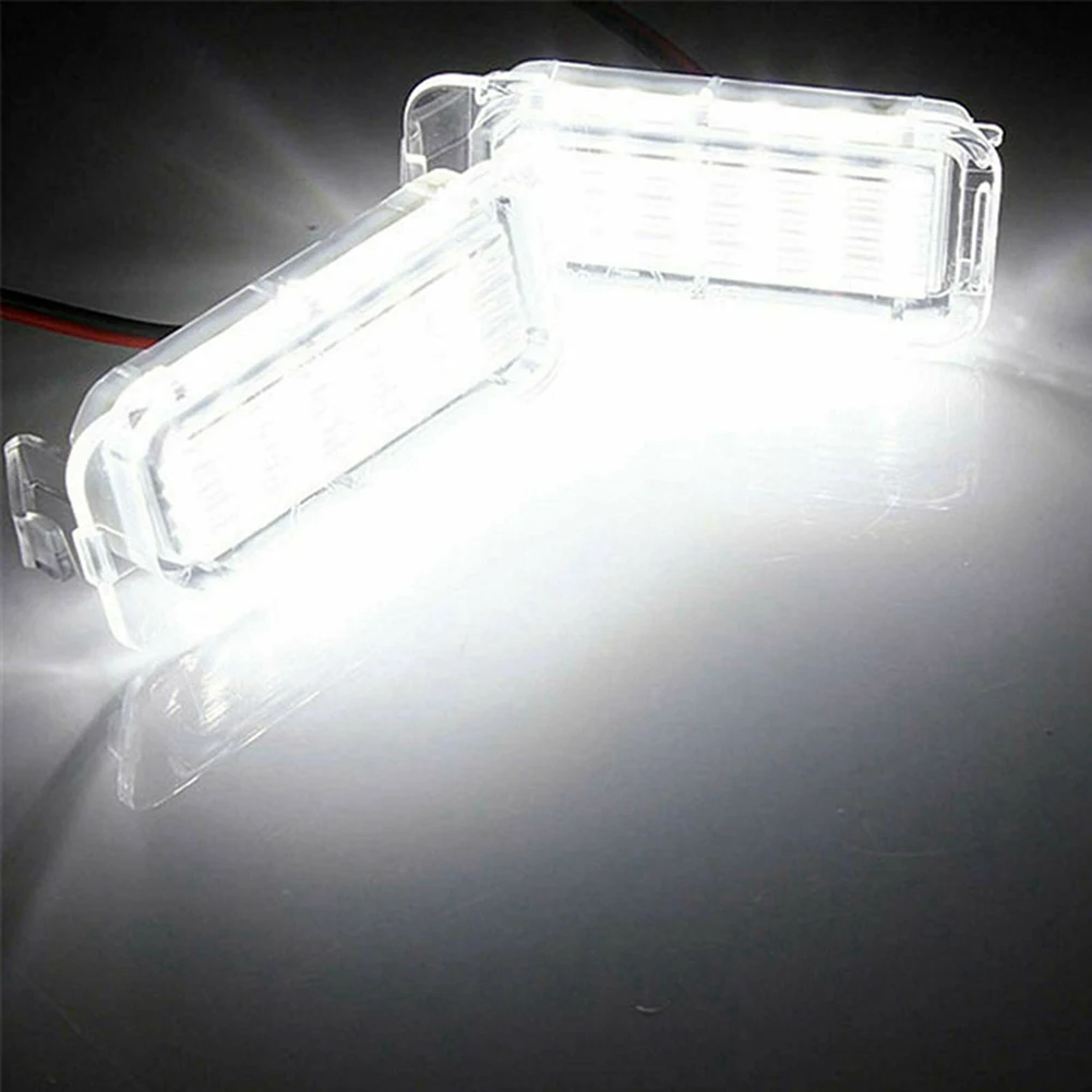 Stablize 4PCS 18-SMD LED License Plate Lights Error Free For Ford Explorer Escape Fusion MKC
