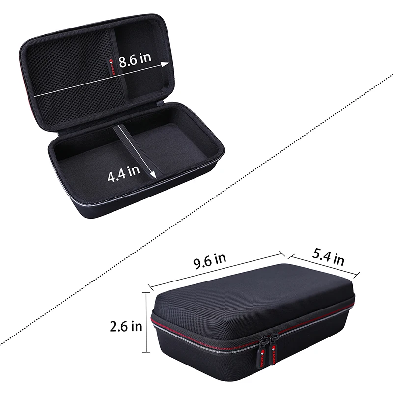 XANAD-EVA Hard Case para Zoom H8 Audio Recorder, dispositivo protetor carregando, saco de armazenamento