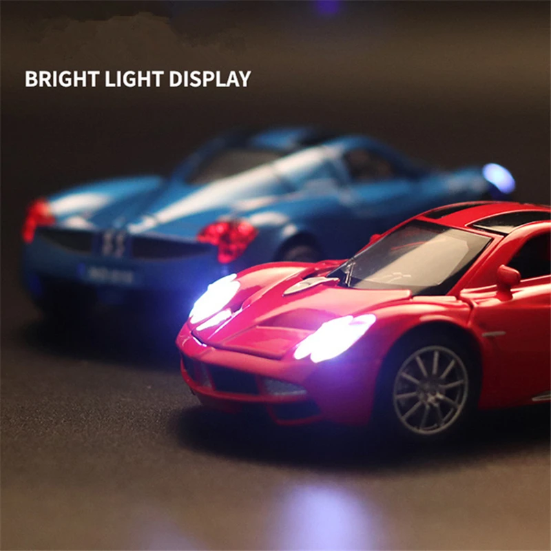 1:32 Pagani Huayra Alloy Sports Car Model Diecasts Metal Toy Vehicles Car Model Simulation Sound Light Collection Gift