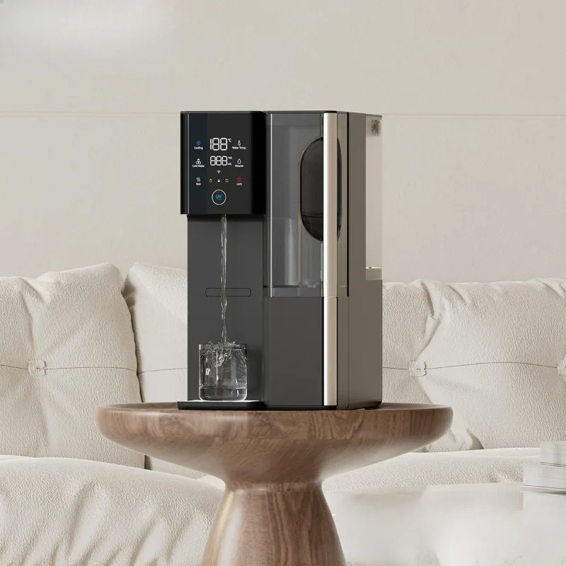 Countertop RO Water Purifier Dispenser Reverse Osmosis Hot Cold Direct Drinking Home Kitchen Office