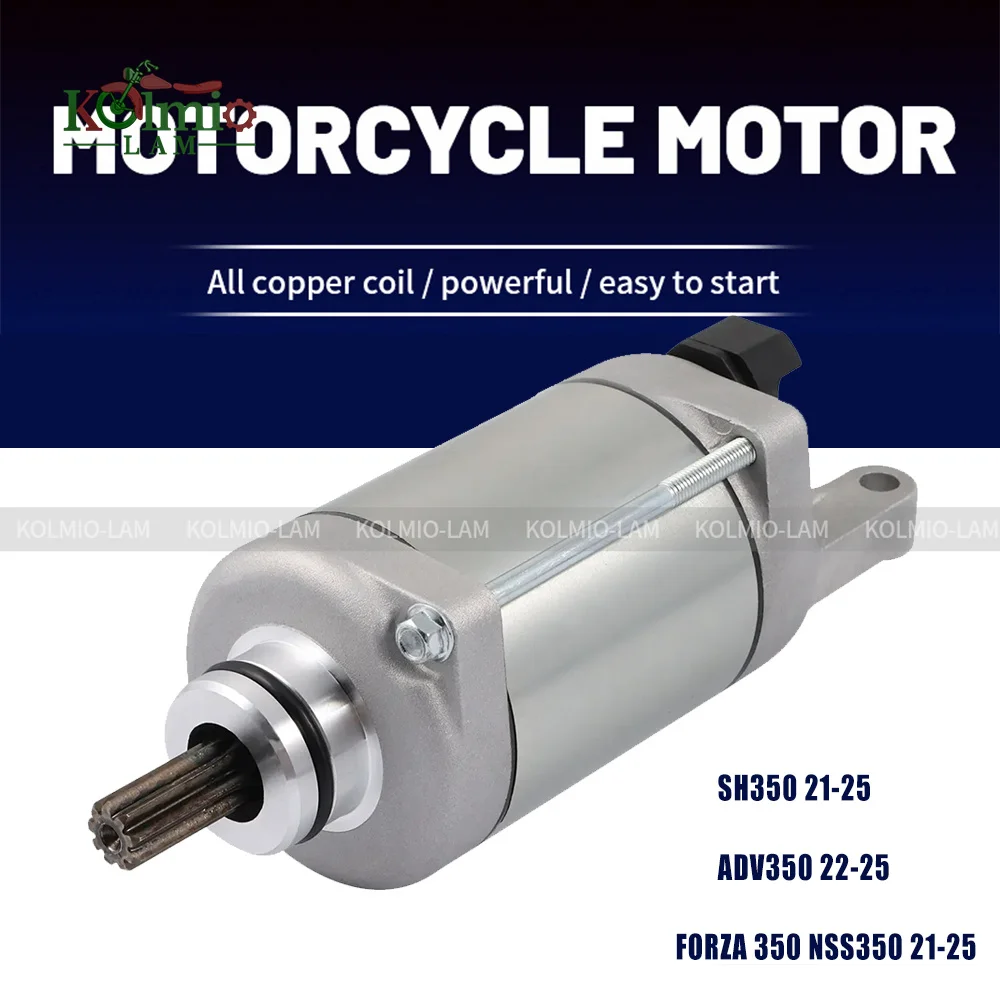 

Подходит для Honda Forza 350 NSS350 SH350 ADV31, стартер двигателя мотоцикла SH 350 ADV 350 NSS 350 2024 2023 2022