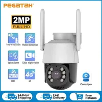 PEGATISAN 4G IP Camera Outdoor Home Security Auto Tracking Human Detection Camera WIFI CCTV Surveillance Camera Camhi Pro